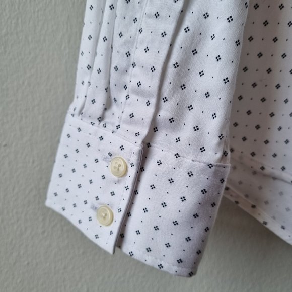 Banana Republic Tailored Fit Shirt Size 10 - Picture 6 of 9